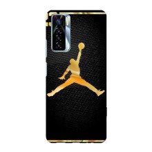 Силиконовый Чехол Nike Air Jordan на Техно Камон 17 про – Джордан 23