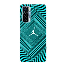Силиконовый Чехол Nike Air Jordan на Техно Камон 17 про – Jordan