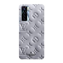 Текстурний Чохол Louis Vuitton для Техно Камон 17 про – Білий ЛВ
