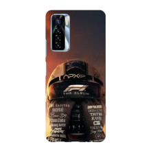 Чехол с прнтом Формула 1 на TECNO Camon 17 Pro – Шолом Ф1
