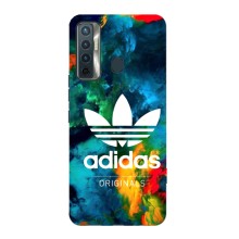 Чехлы Адидас для TECNO Camon 17 (AlphaPrint) (Яркий Адидас)