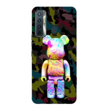 Чехлы для TECNO Camon 17 - Bearbrick Louis Vuitton (PREMIUMPrint) (Яркий Bearbrick)