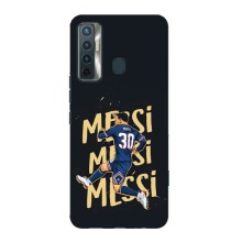 Чохли для TECNO Camon 17 (Leo чемпіон) (AlphaPrint) (Messi ПСЖ)