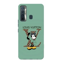 Чохли Луі Вітон для TECNO Camon 17 (AlphaPrint - LOUIS VUITTON) (Міккі Маус LV)