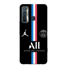 Чехлы PSG для TECNO Camon 17 (AlphaPrint) (футболка ПСЖ)