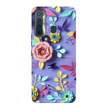Чехлы с Цветами для TECNO Camon 17 (VPrint) (Цветочный дизайн)
