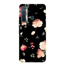 Чехлы с Цветами для TECNO Camon 17 (VPrint) (Розочки)