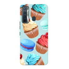 Чехлы с Фруктами для TECNO Camon 17 (VPrint) (Кексики)