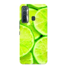 Чехлы с Фруктами для TECNO Camon 17 (VPrint) (Лайм)