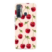 Чехлы с Фруктами для TECNO Camon 17 (VPrint) (Вишня)