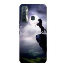 Чехлы с изображением разных животных для TECNO Camon 17 (Лошадь)