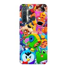 Чехлы Brawl Stars для TECNO Camon 17 (AlphaPrint)