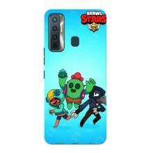 Чехлы Brawl Stars для TECNO Camon 17 (AlphaPrint)
