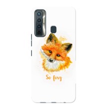 Чехлы с картинкой Лисички для TECNO Camon 17 (VPrint) (Девочка Лиса)
