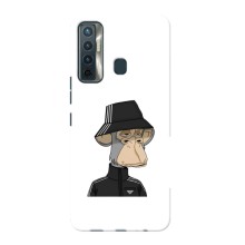 Чехлы с Обезьянами NFT для TECNO Camon 17 (AlphaPrint) (обезьяна NFT Adidas)
