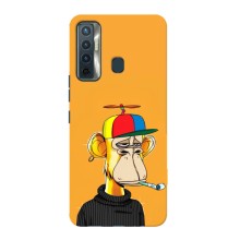Чехлы с Обезьянами NFT для TECNO Camon 17 (AlphaPrint) (Скучающая Обезьяна NFT)