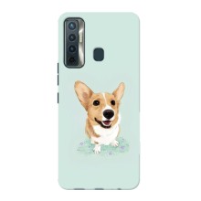 Чехлы с собаками для TECNO Camon 17 (VPrint) (Корги)