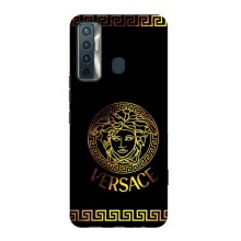 Чехлы VERSACE для Техно Камон 17 (PREMIUMPrint) (Logo Versace)