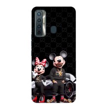 Чехол Disney Mouse TECNO Camon 17 (PREMIUMPrint) (Семья Маусов)