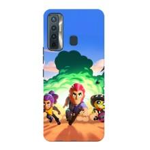 Чехол для TECNO Camon 17 Бравл Старс (VPrint)