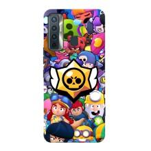 Чехол для TECNO Camon 17 Бравл Старс (VPrint)