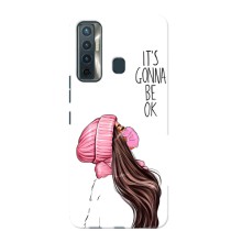 Чехол с печатью для TECNO Camon 17 - (Мода) (AlphaPrint) (Коронавирус)