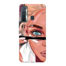 Чехол с печатью для TECNO Camon 17 - (Мода) (AlphaPrint) (Макияж)