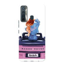 Чехол с печатью для TECNO Camon 17 - (Мода) (AlphaPrint) (На машине)