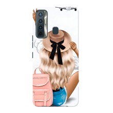 Чехол с печатью для TECNO Camon 17 - (Мода) (AlphaPrint) (Путешествие)