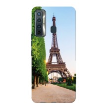 Чохол Ейфелева Вежа TECNO Camon 17 - (AlphaPrint) (Дорога до Парижу)