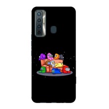 Чехол Амонг Ас для TECNO Camon 17 (AlphaPrint) (Амонг-ас)