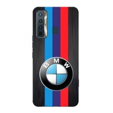 Чехол для Техно Камон 17 - с принтом БМВ (AlphaPrint) (Лого BMW)