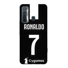 Чехол Криштиану Роналду для TECNO Camon 17 (AlphaPrint) (RONALDO 7)