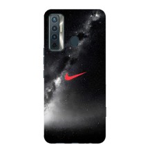 Чехол для TECNO Camon 17 - с принтом Найк (AlphaPrint) (Найк красный)