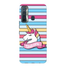 Чехол для Техно Камон 17 - (Единорожки - Новинки) (AlphaPrint) (Unicorn)