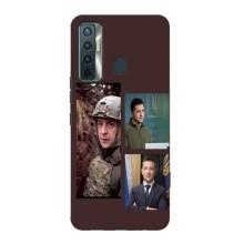 Чехол для TECNO Camon 17 (AlphaPrint - с принтом Зеленского)