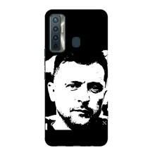 Чехол для TECNO Camon 17 (AlphaPrint - с принтом Зеленского)