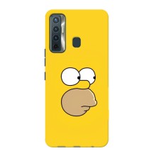 Чехол с Симпсонами для TECNO Camon 17 (VPrint) (Гомер)