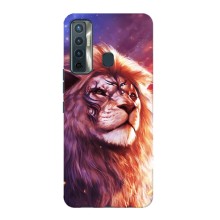 Чехол со Львом для TECNO Camon 17 (VPrint) (Красочный Лев)