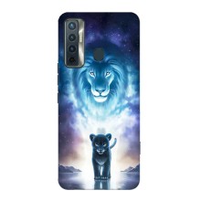 Чехол со Львом для TECNO Camon 17 (VPrint) (Маленький лев)