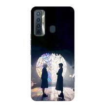 Чехлы Венсдей на TECNO Camon 17 Уэнсдей (AlphaPrint) (Уэнздей и Инид)
