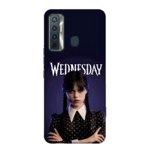 Чехлы Венсдей на TECNO Camon 17 Уэнсдей (AlphaPrint) (Wednesday)