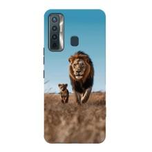 Чехол Король лев на Техно Камон 17 – Мусафа и Симба