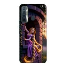 Чохол Рапунцель для TECNO Camon 17 (Рапунцель на вежі)