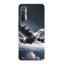 Чехол с мемом Тралалело тралала на TECNO Camon 17 (Бомбардини гусини)