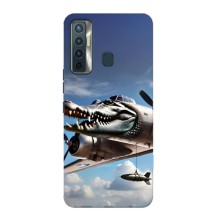 Чехол с мемом Тралалело тралала на TECNO Camon 17 (Бомбардиро крокодило)