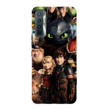 Чехол как приручить дракона на TECNO Camon 17 – Персонажи дракона