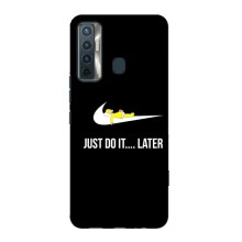 Чехол с логотипом Найк на TECNO Camon 17 – Nike just do it