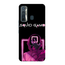 Чехол Гра в кальмара для TECNO Camon 17