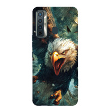 Чехол с картинкой «Хищники» для TECNO Camon 17 – Орёл